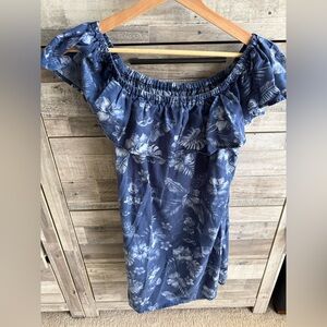 Tommy Bahama Disney Blue Floral Dress